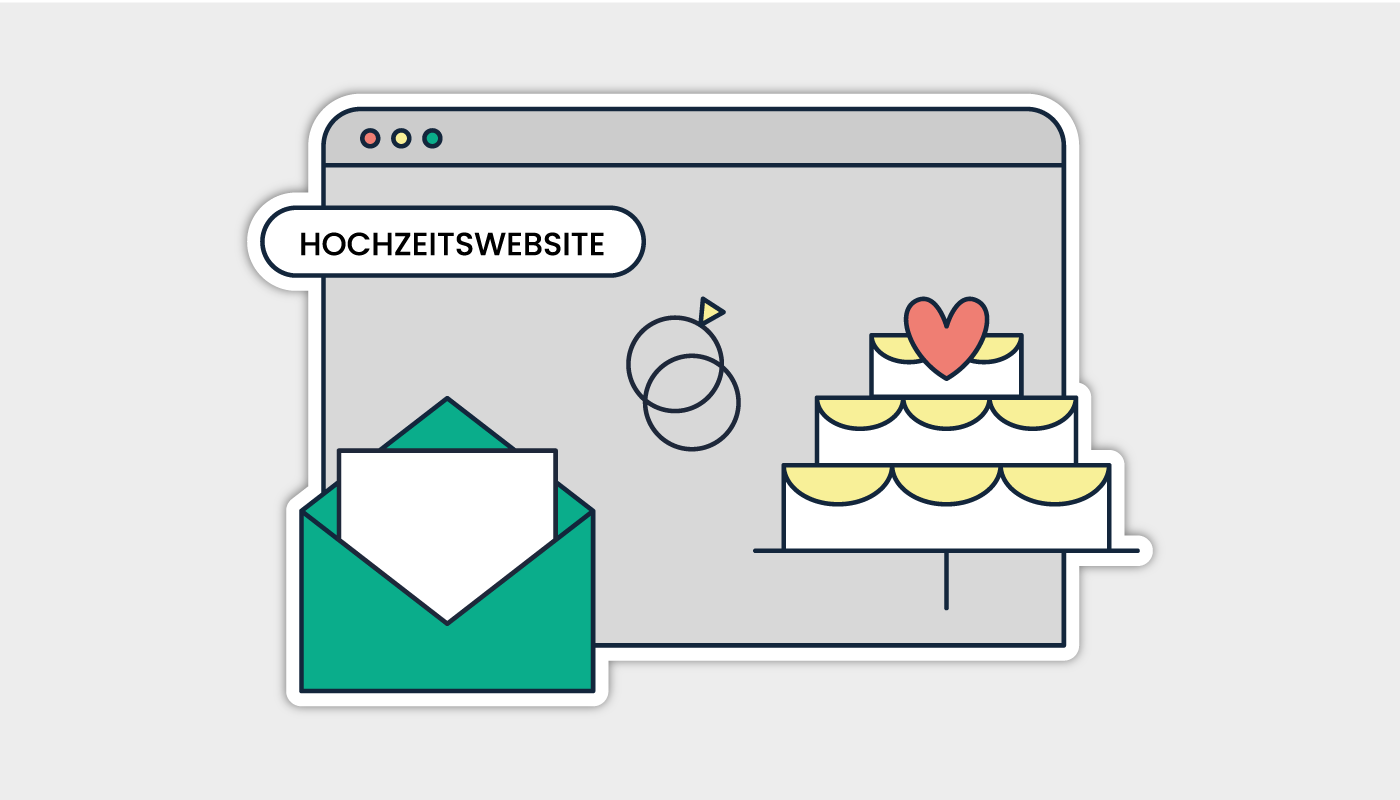 Hochzeitswebsite Titelbild