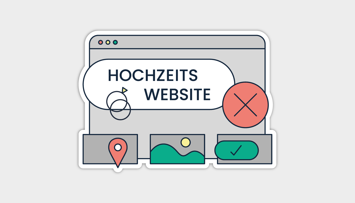 Hochzeitswebsite Fehler