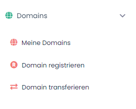 Meine Domains