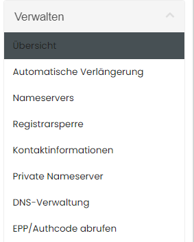 DNS Verwaltung