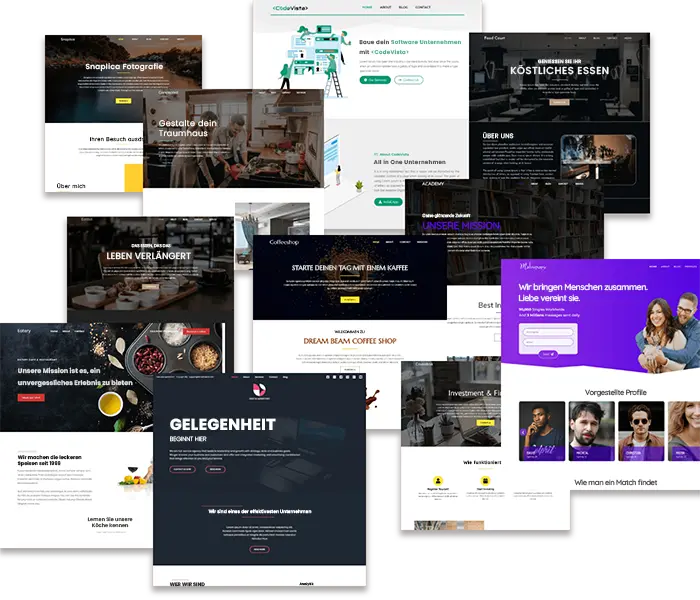 Website Vorlagen
